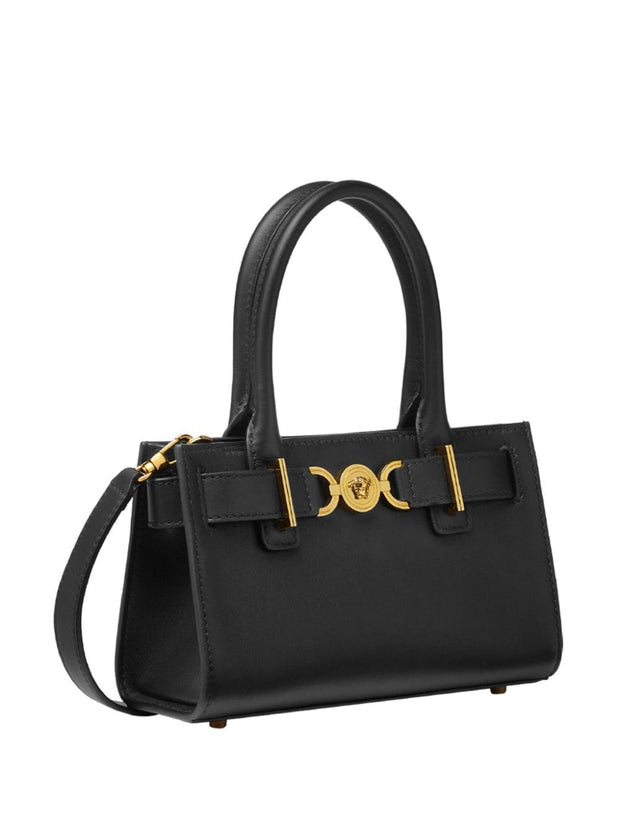 Versace Medusa '95 Leather Tote Bag - Black