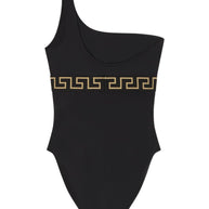Versace Greca Swimsuit - Black