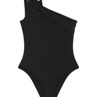 Versace Safety Pin Swimsuit - Black
