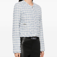 Versace Tweed Jacket - Blue