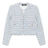 Versace Tweed Jacket - Blue