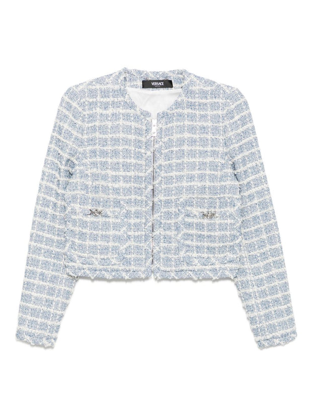 Versace Tweed Jacket - Blue