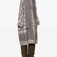 Pierre Louis Mascia Wool Kimono Coat - Grey