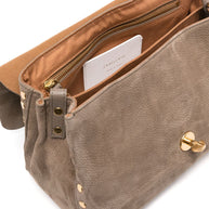 Zanellato Postina Jones Small Suede Leather Handbag