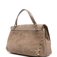 Zanellato Postina Jones Small Suede Leather Handbag