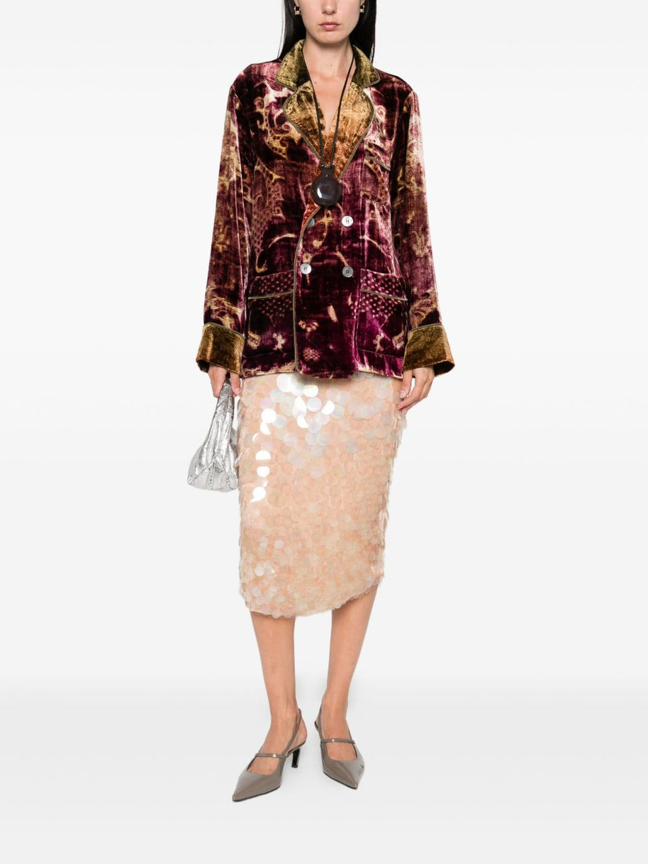 Pierre Louis Mascia Kanpur Jacket - Bordeaux