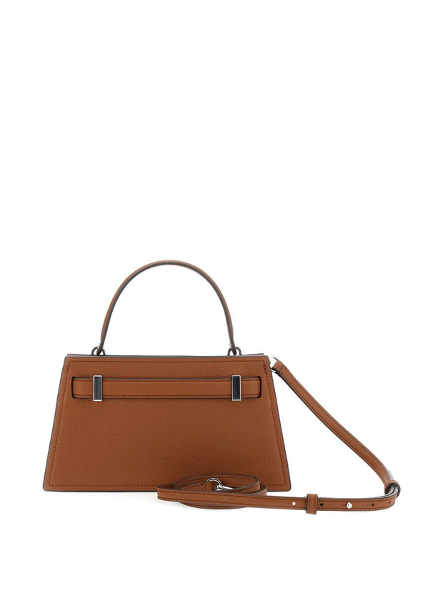 Tory Burch Lee Radziwill Small Leather Handbag - Leather Brown