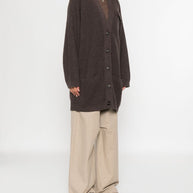 Brunello Cucinelli Cashmere V-necked Cardigan Brown
