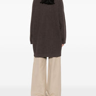 Brunello Cucinelli Cashmere V-necked Cardigan Brown
