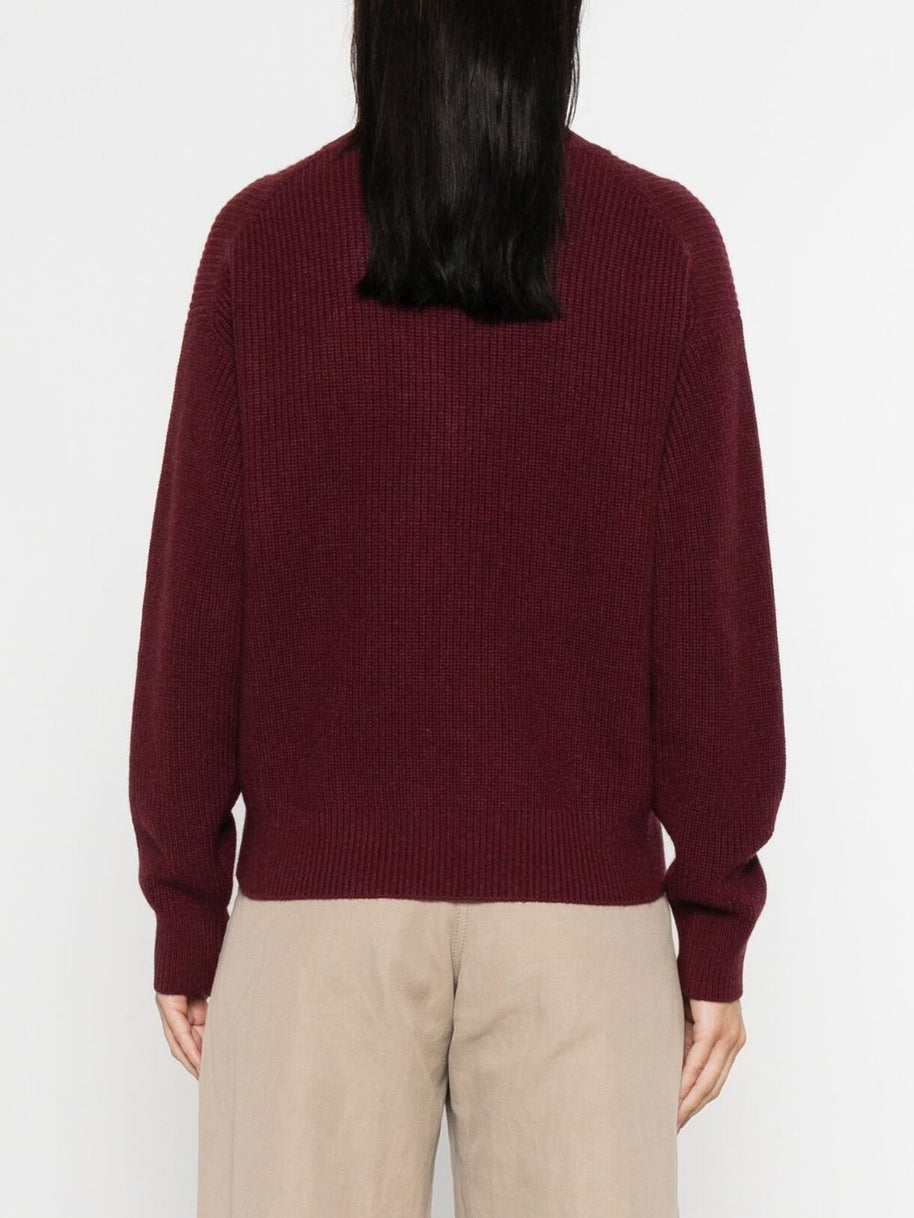 Brunello Cucinelli Cashmere Turtleneck Sweater Bordeaux