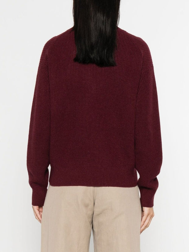 Brunello Cucinelli Cashmere Turtleneck Sweater Bordeaux