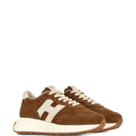 HOGAN PRE H641 Leather Sneakers -Leather Brown