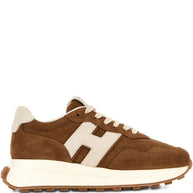 HOGAN PRE H641 Leather Sneakers -Leather Brown