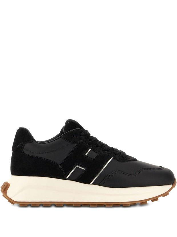 HOGAN PRE H641 Leather Sneakers - Black