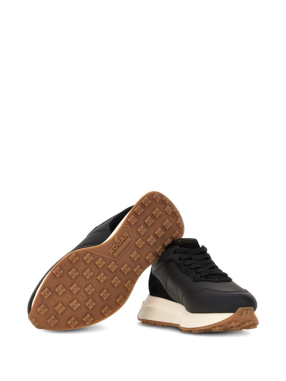 HOGAN PRE H641 Leather Sneakers - Black
