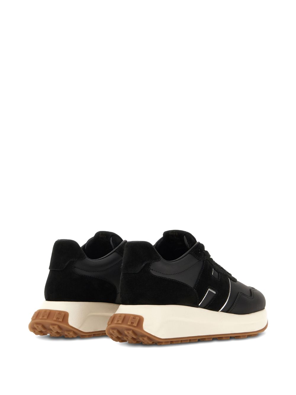 HOGAN PRE H641 Leather Sneakers - Black