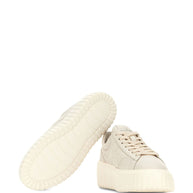 HOGAN PRE H-Stripes Leather Sneakers - Ivory