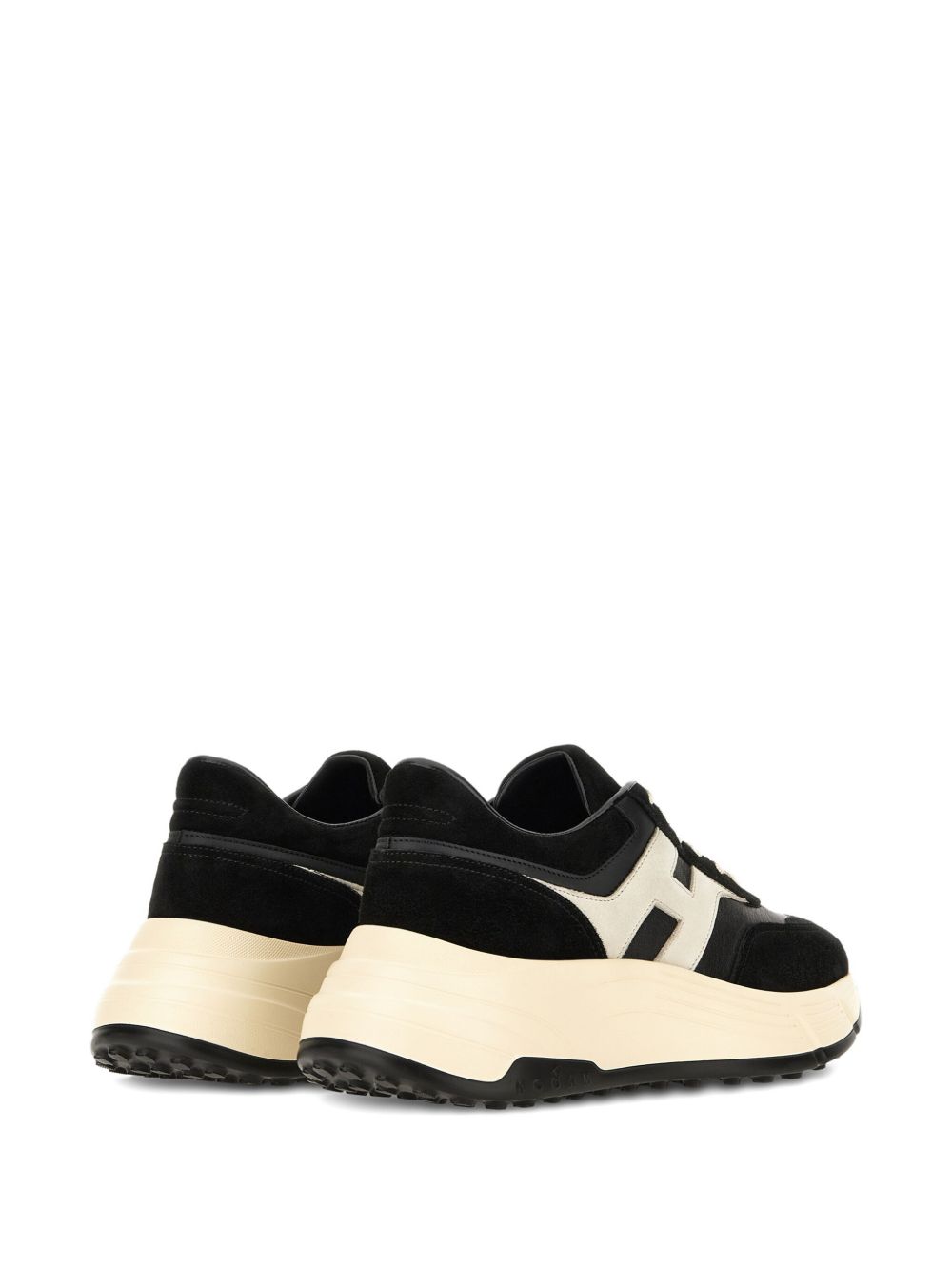 HOGAN PRE Hi-Fi Leather Sneakers - Black