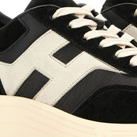 HOGAN PRE Hi-Fi Leather Sneakers - Black