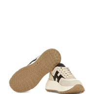 HOGAN PRE Hi-Fi Leather Sneakers - Beige