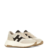 HOGAN PRE Hi-Fi Leather Sneakers - Beige