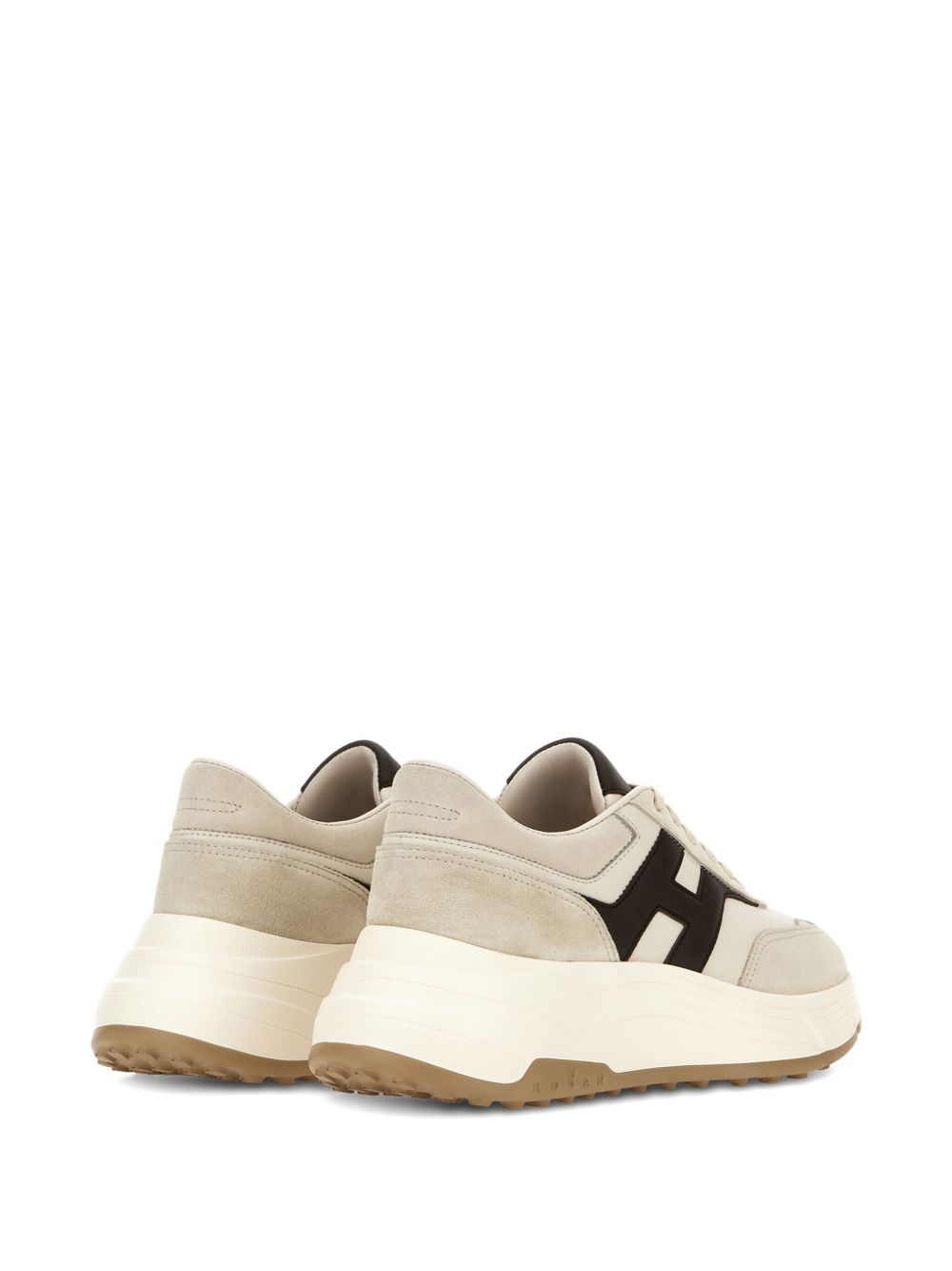 HOGAN PRE Hi-Fi Leather Sneakers - Beige