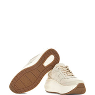 HOGAN PRE H696 Leather Sneakers - Cream