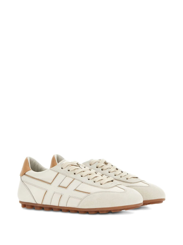 HOGAN PRE Olympia Leather Sneakers - Ivory