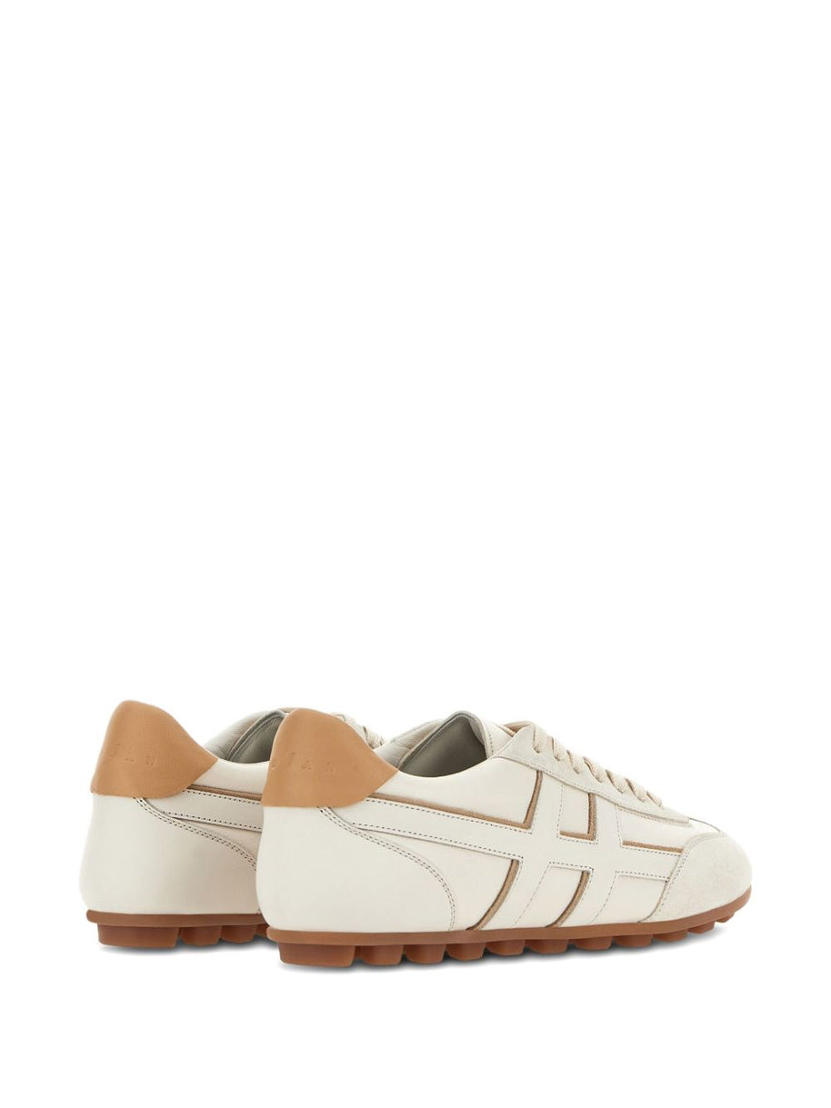 HOGAN PRE Olympia Leather Sneakers - Ivory