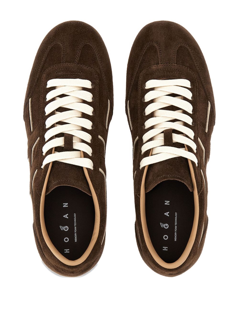 HOGAN PRE Olympia Leather Sneakers - Brown