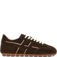 HOGAN PRE Olympia Leather Sneakers - Brown