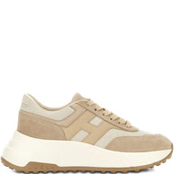 HOGAN PRE Hi-Fi Leather Sneakers - Beige
