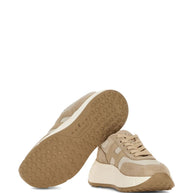 HOGAN PRE Hi-Fi Leather Sneakers - Beige