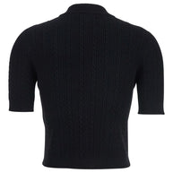 Balmain  Crewneck Cardigan - Black