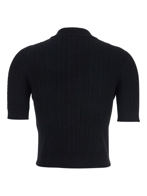 Balmain  Crewneck Cardigan - Black