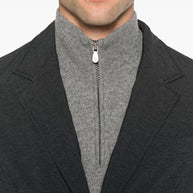 Herno Resort Blazer In Nylon Comfort Stretch - Grey