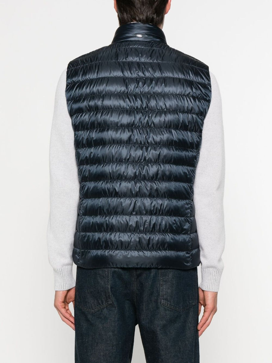 Herno Nylon Down Vest - Blue
