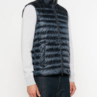 Herno Nylon Down Vest - Blue