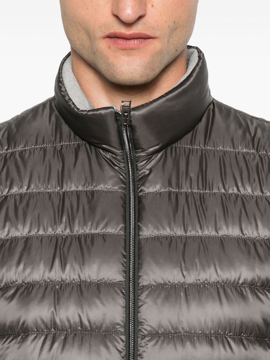 Herno Nylon Down Vest - Grey