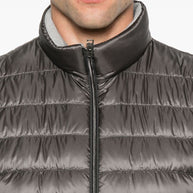 Herno Nylon Down Vest - Grey