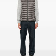 Herno Nylon Down Vest - Grey