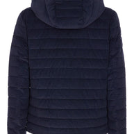 Herno Corduroy Short Down Jacket - Blue