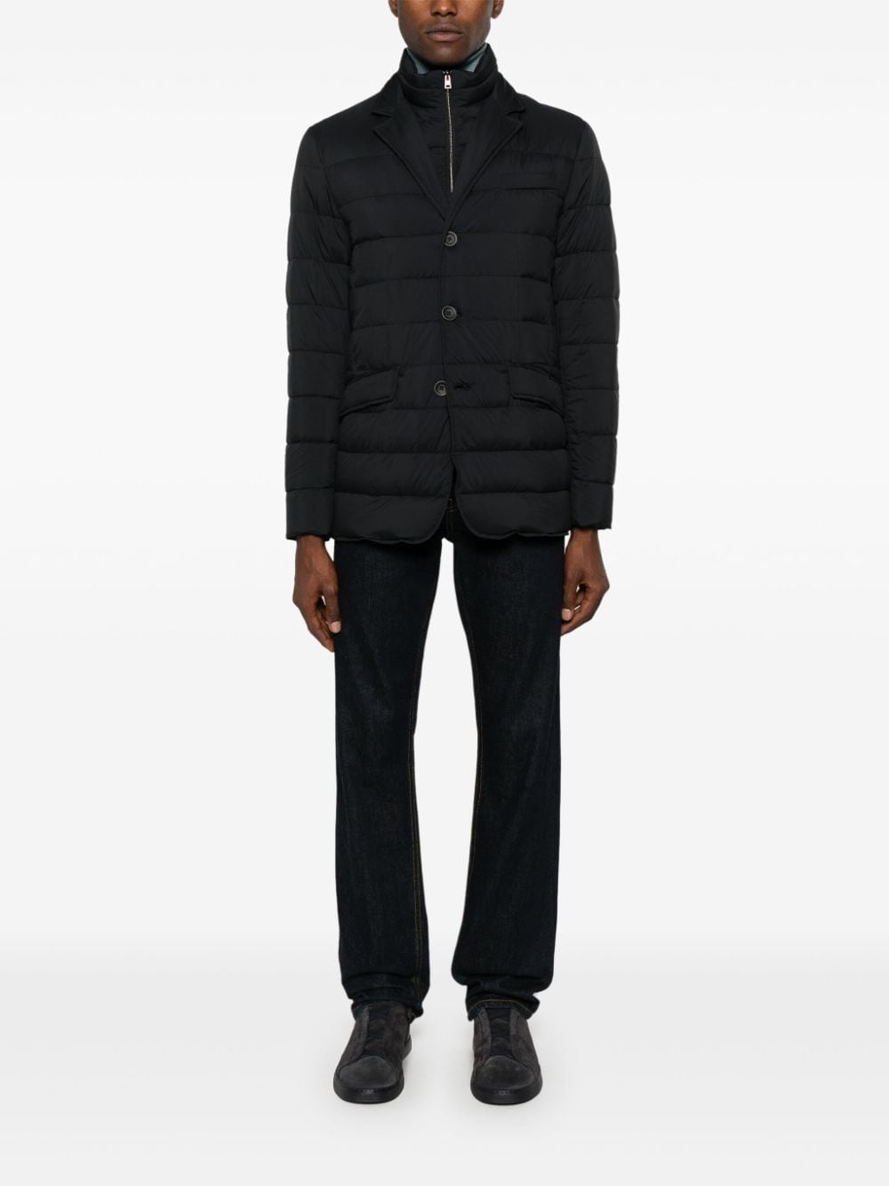 Herno La Giacca Nylon Down Jacket Black