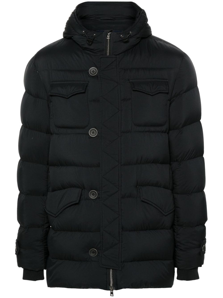 Herno L'Eskimo Nylon Down Jacket - Black