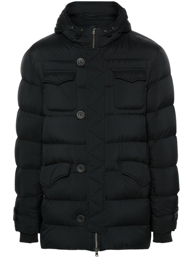 Herno L'Eskimo Nylon Down Jacket - Black