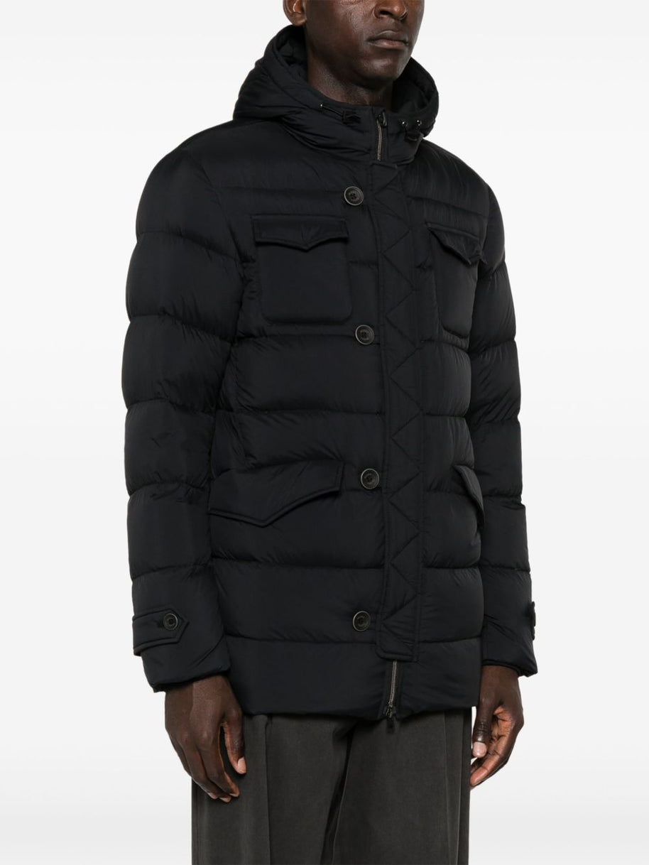 Herno L'Eskimo Nylon Down Jacket - Black