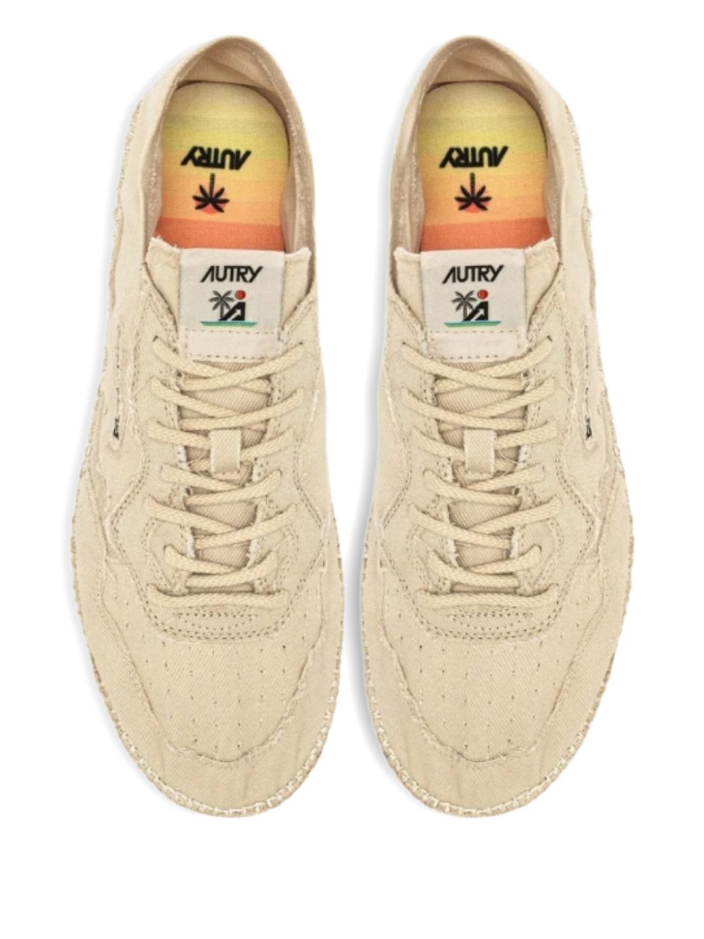 AUTRY Espadrillas Low Canvas Sneakers Ivory
