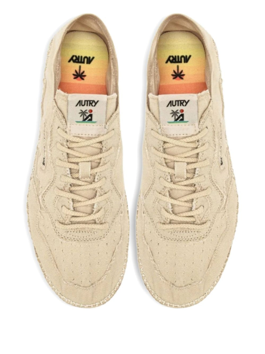 AUTRY Espadrillas Low Canvas Sneakers Ivory