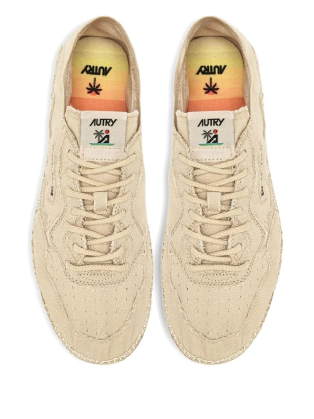 AUTRY Espadrillas Low Canvas Sneakers Ivory