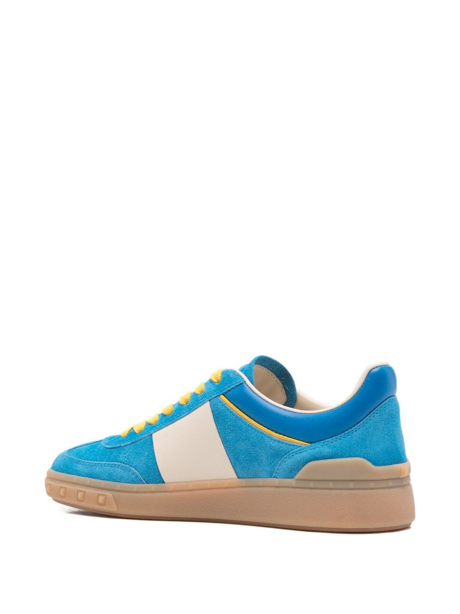 Valentino Garavani UpVillage Leather Sneakers - Clear Blue